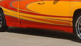 2007-2013 Silverado Extended Cab Pickup Side Skirts by Street Scene
