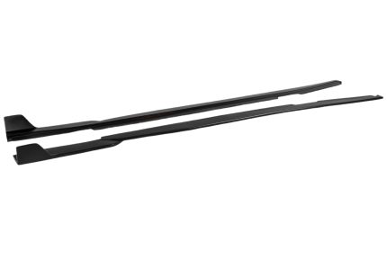 2016-2018 Chevrolet Camaro SS Side Skirts Only Painted Black by Street Scene