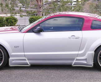 2005-2009 Ford Mustang Generation 3 Side Skirt by Street Scene