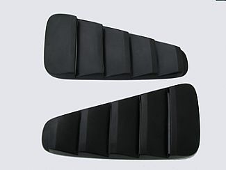 2010-2013 Ford Mustang Generation 4 Side Window Louvers by Street Scene
