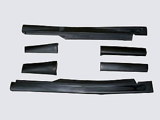 1997-2003 Ford F150 Extended Cab Styleside Pickup 6-pc Kit Short Bed Side Skirts by Street Scene