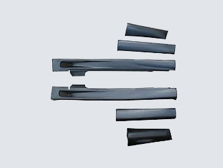 1997-2003 Ford F150 Standard Cab Styleside Pickup Short Bed Side Skirts by Street Scene