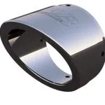 4.5 Inch Replacement Exhaust Tips Specialty Finishes - Torched Chrome Slash Cut Tip TAB Performance