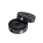 Dual Mount Roll Bar Clamps Pair (2) 1.5 Inch-2.0 Inch Black Power Tank