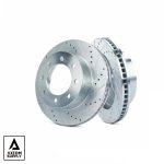 Special Flange (8x6.5) Front Brake Rotor Set for 05-Present Dana 60 Front w/ GM Lug Pattern Axiom Supply