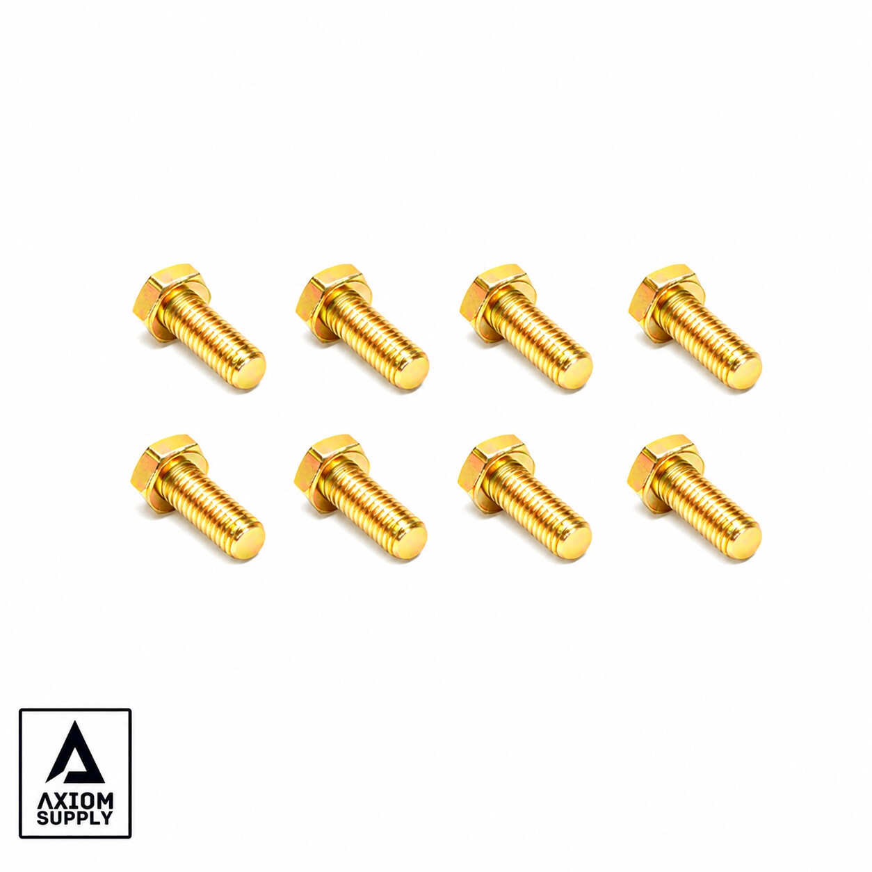 AXGMCV8-XXVEZ CV Axle Flange Bolt Set (8) GM Truck 2500/3500 Silverado/Sierra 11-26 Axiom Supply - Image 1