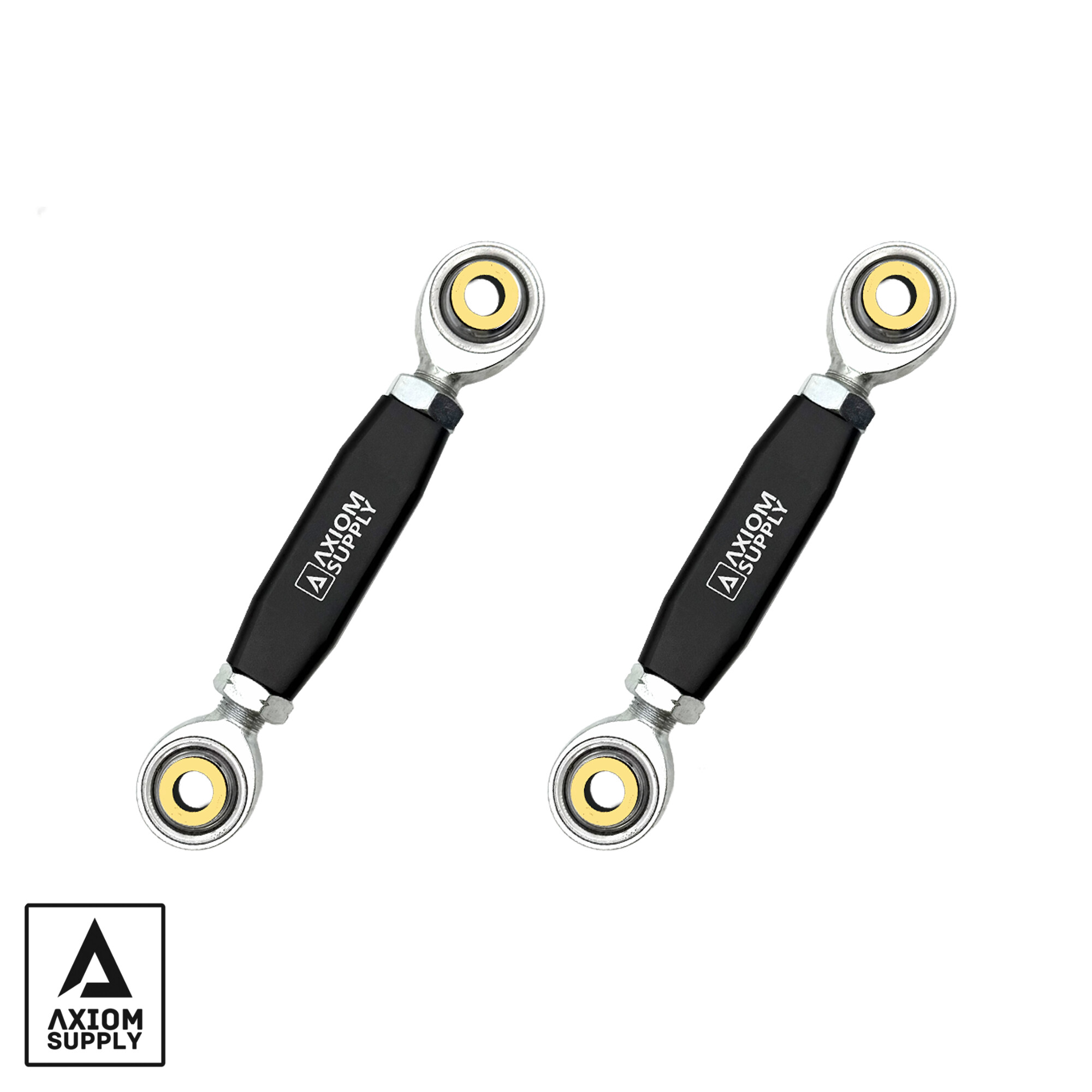 AXRZFEL18-XXVEZ Front Sway Bar End Link Kit Polaris RZR Turbo S/PRO XP Axiom Supply - الصورة 1