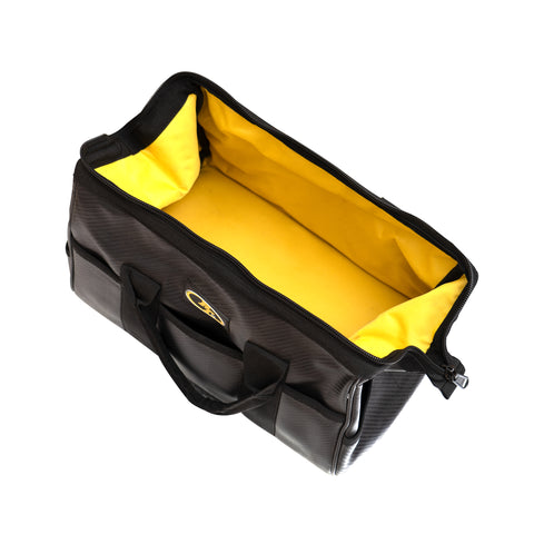 BAG-0642-GNJC Steel Bender Bag Carbon ext. Yellow int Dr. Bag Power Tank - Image 1