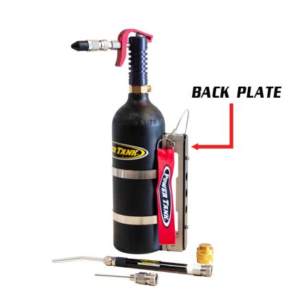 Fire Extinguisher Back Plate Black Power Tank
