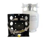 ⁦Propane Tank Bracket 5 Lb Manchester 1.2 Gallon LP Bottle 8 Inch Diameter Power Tank⁩ - الصورة ⁦5⁩
