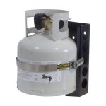 Propane Tank Bracket 11 Lb Worthington 2.5 Gallon 9 Inch Diameter Powder Coated BlackPower Tank - Image 3