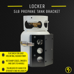⁦Teton Locker Propane Tank Bracket for 5 lb LP Bottle 8 Inch Diameter Power Tank⁩ - الصورة ⁦5⁩