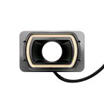 4x6 Inch Billet Air Intake with HDR Switchback Halo (Black Anodized) Dapper Lighting