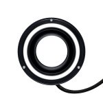 5.75 Inch Large 74.5mm Billet Air Intake with HDR Switchback Halo (Black Anodized) Dapper Lighting - Image 2