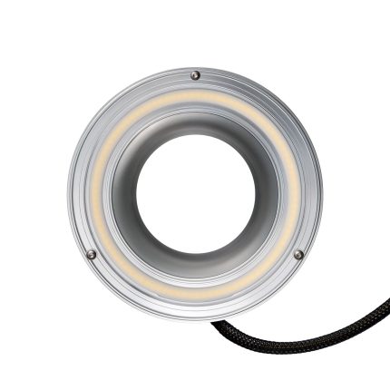 5.75 Inch Large 74.5mm Billet Air Intake with HDR Switchback Halo (Natural Anodized) Dapper Lighting