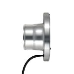 5.75 Inch Large 74.5mm Billet Air Intake with HDR Switchback Halo (Natural Anodized) Dapper Lighting - Image 5