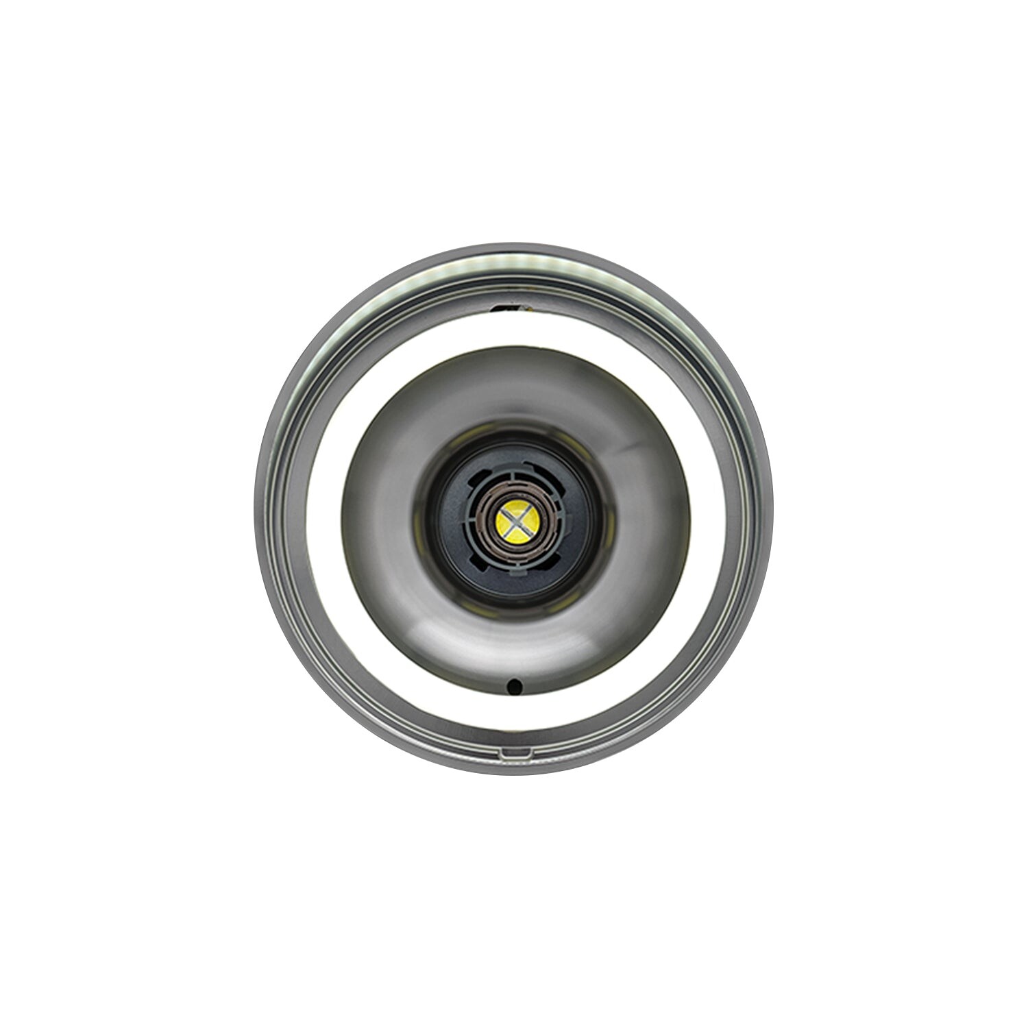 BLTFM-CAMRS70-73-C-1157DREV-SWB-HDRSWB-KLCK 70-73 Chevrolet Camaro RS Natural Anodized Billet Front Parking Lamps with Revive 1157 Switchback LEDs w/ HDR Switchback Halos Dapper Lighting - Image 1
