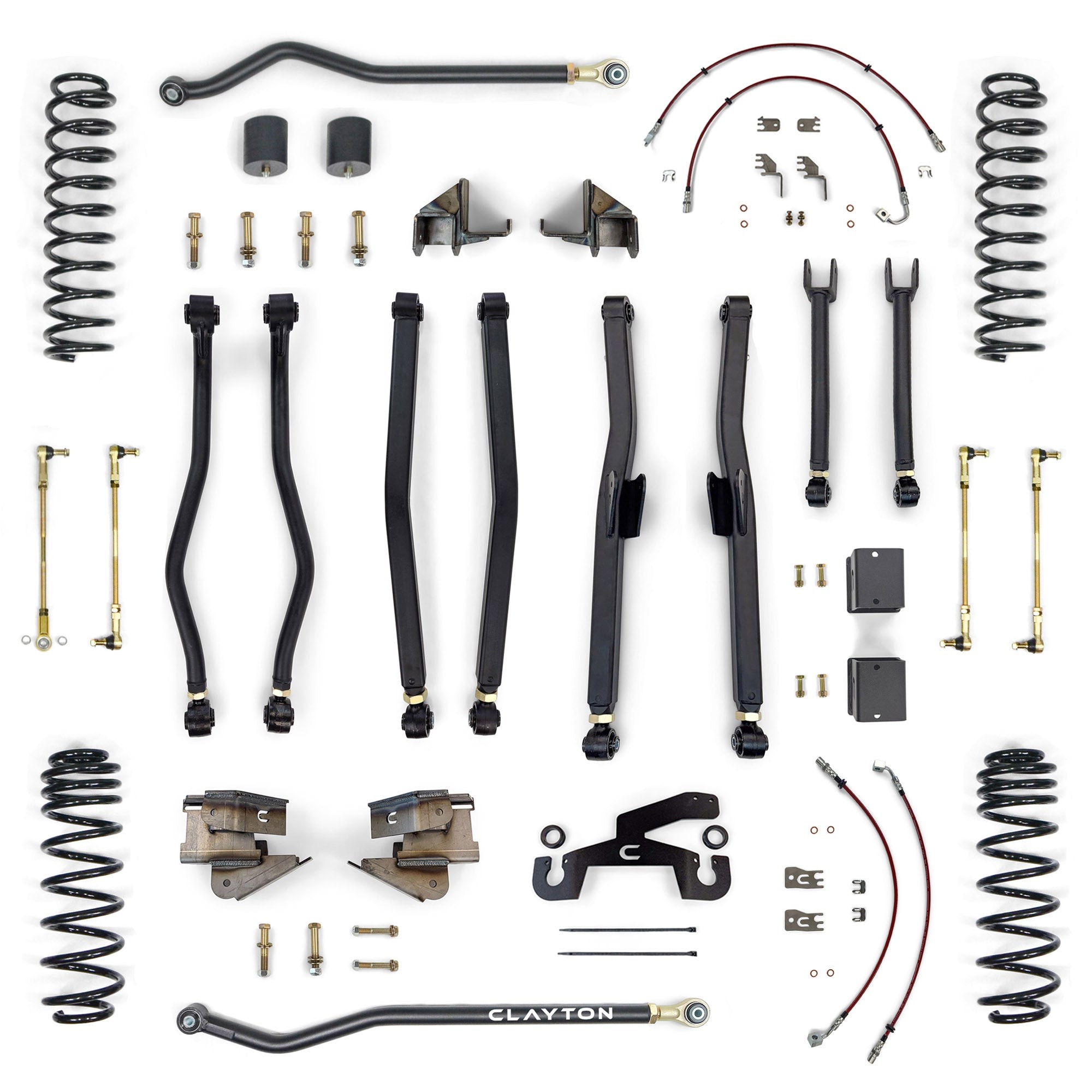 COR-3409035_15-COR Jeep Wrangler Overland Plus 3.5 Inch Long Arm Lift Kit 2018+ JL Clayton Off Road - الصورة 1