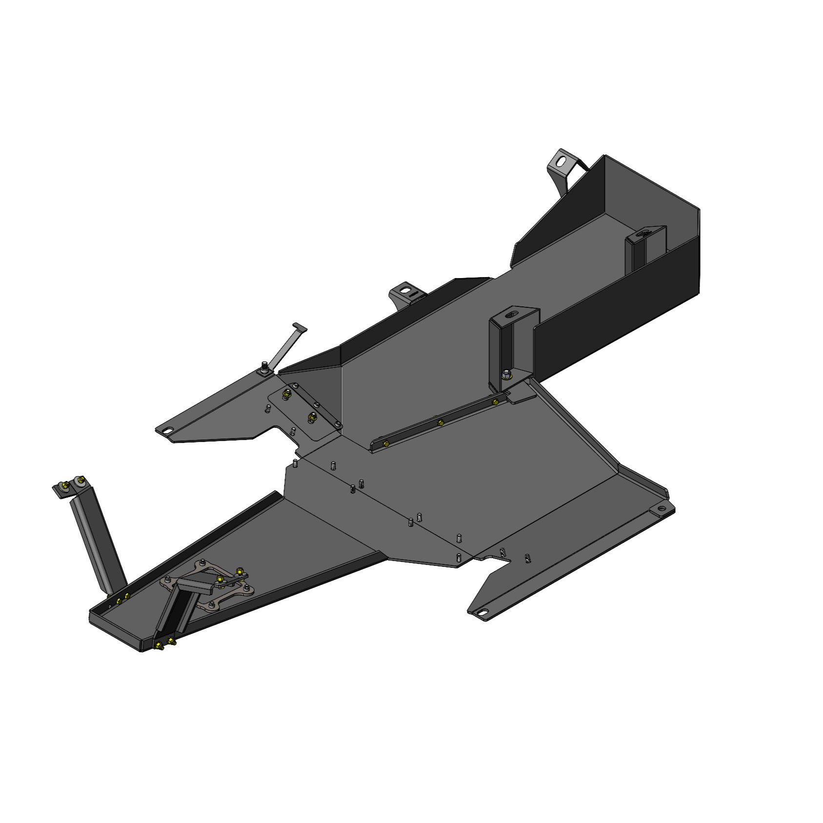 COR-4108002-COR Jeep Wrangler Skid Plate System 2 DR (2007-2018, JK) Clayton Off Road - الصورة 1