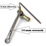 Jeep Wrangler Adjustable Front Sway Bar End Links 2018+ JL/JT Clayton Off Road - Image 6