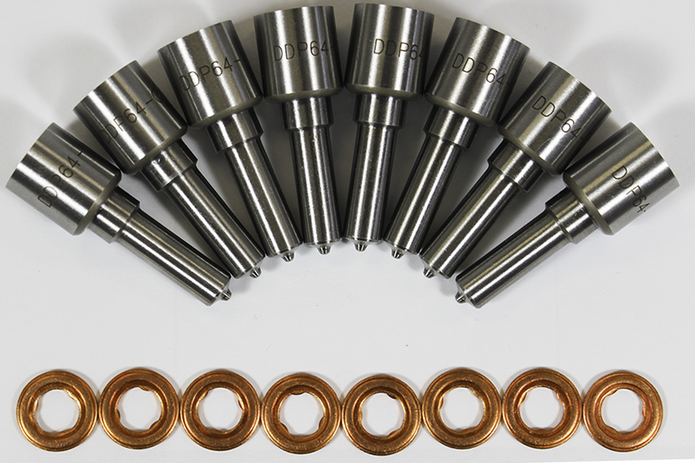 DDPFD64-100NZ-GHJG Ford 6.4L Nozzle Set 30 Percent Over Dynomite Diesel - Image 1