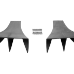 Ford GT Rear Diffuser Matte Black For 05-06 Ford GT Stillen