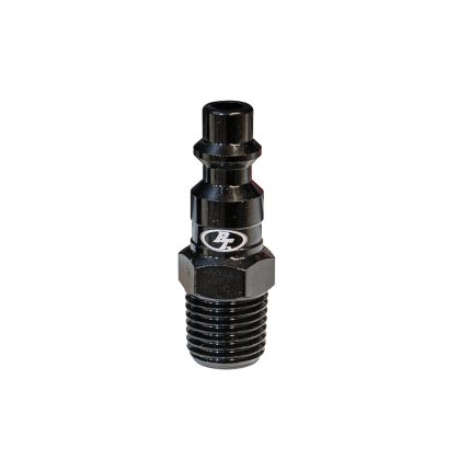 Industrial Interchange Plug Black 1/4 NPT Male Power Tank