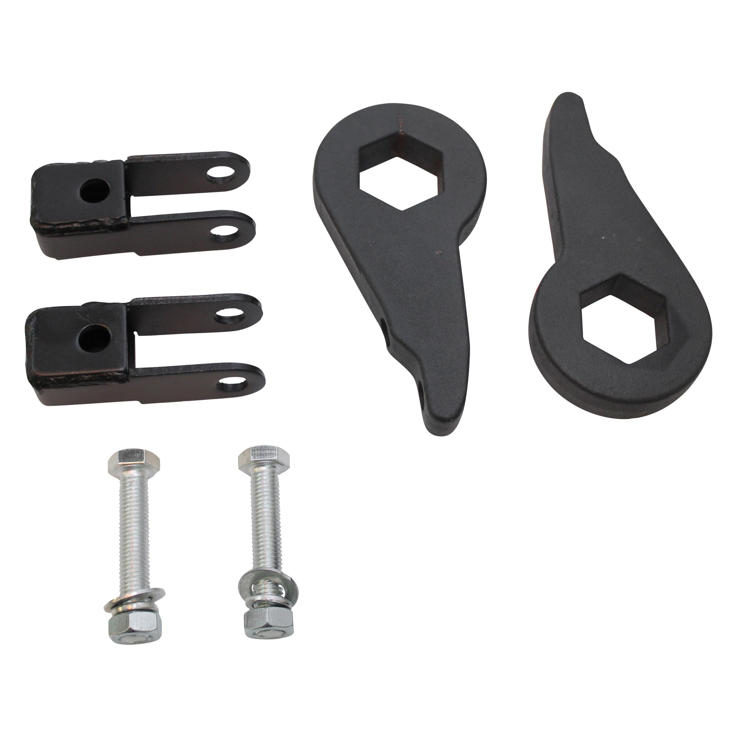 FO-G101FFO-G406-GHNX 1-3 Inch Leveling Kit Torsion Keys w/Shock Extenders 02-06 Avalanche 1500 01-06 Silverado/Sierra 1500 01-10 Silverado 2500/3500 00-06 Suburban 1500 00-10 Yukon XL 2500 00-06 Tahoe Freedom Off-Road - الصورة 1