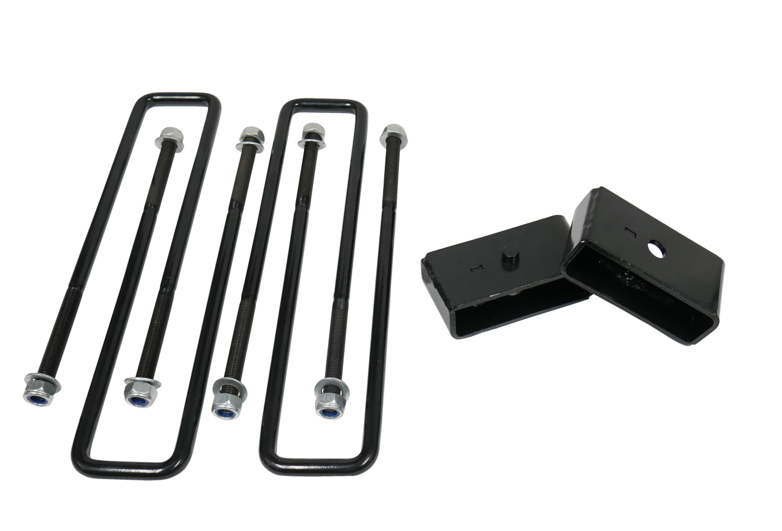 FO-G30420FO-G308_0-GHNX 2 Inch Rear Lift Blocks w/Extended U-Bolts 11-24 Silverado/Sierra 2500 HD/3500 HD Freedom Off-Road - الصورة 1