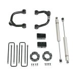 3 Inch Lift Kit Front Spacers w/ Rear Blocks, Shocks, and Control Arms 07-16 Chevrolet Silverado 1500/07-16 GMC Sierra 1500 Freedom Off-Road