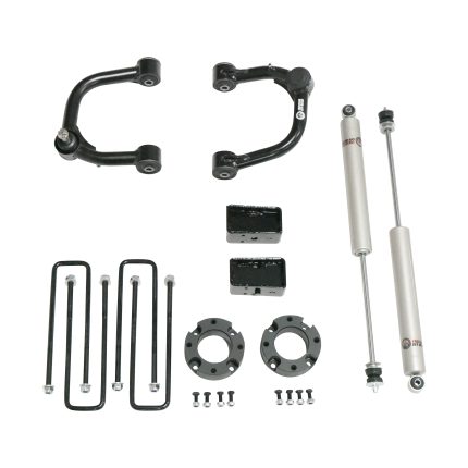 3 Inch Lift Kit Front Spacers w/ Rear Blocks, Shocks, and Control Arms 07-16 Chevrolet Silverado 1500/07-16 GMC Sierra 1500 Freedom Off-Road
