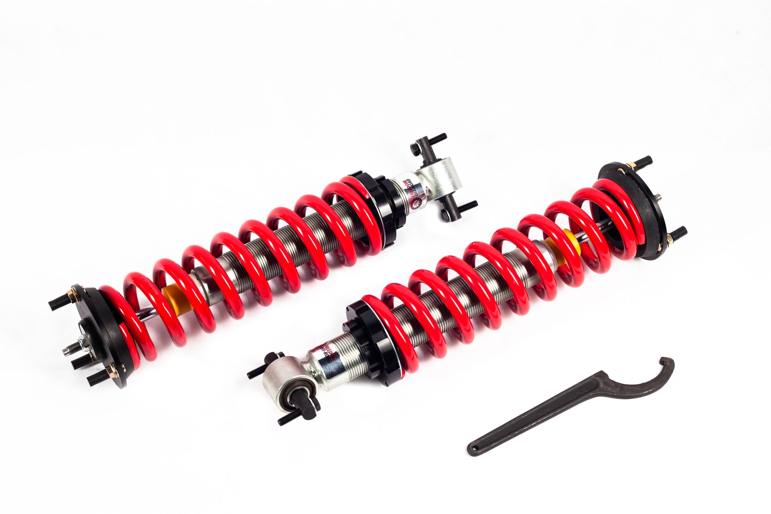 FO-G903F_0-GHNX 1-4 Inch Adjustable Coilovers 07-20 Escalade 07-20 Escalade ESV 07-13 Escalade EXT 07-13 Avalanche 08-18 Silverado/Sierra 1500 15-20 Suburban 07-14 Suburban 1500 07-20 Tahoe 07-19 Yukon 07-14 Yukon XL 1500 Freedom Off-Road - الصورة 1