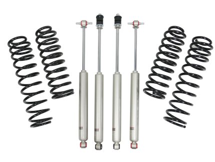 2.5 Inch Front 2.5 Inch Rear Lift Springs w/Shocks 07-18 Wrangler JK Freedom Off-Road