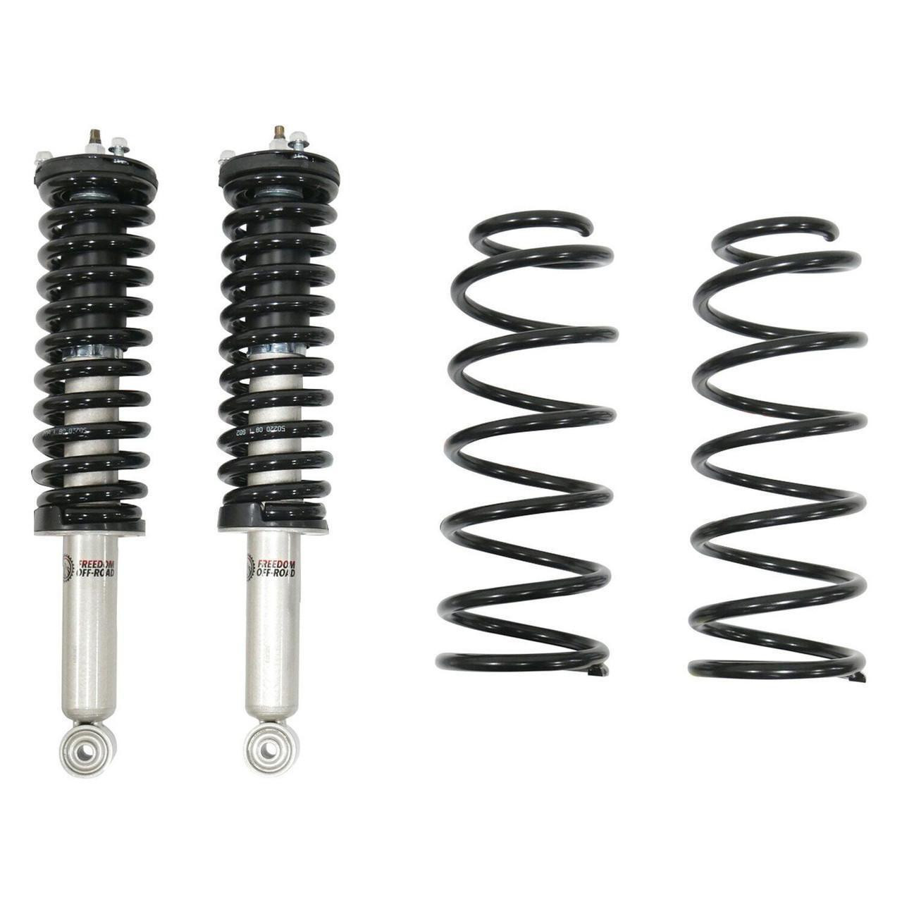FO-T804F20FO-T104R20-GHNX 2 Inch Front Lift Struts with 2 Inch Rear Lift Springs 01-07 Toyota Sequoia Freedom Off-Road - Image 1