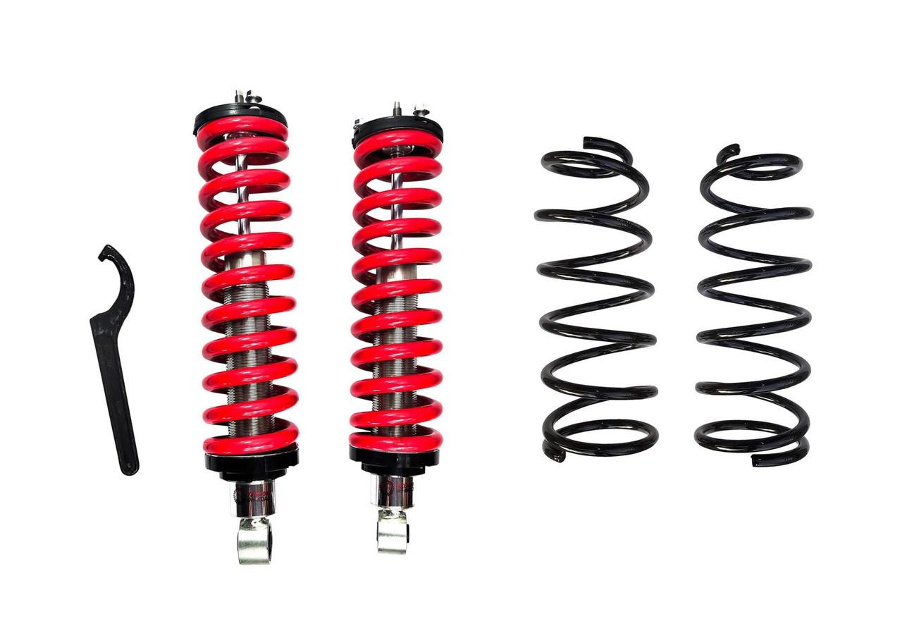 FO-T904-2-KIT-GHNX 1-4 Inch Adjustable Coilovers w/ 2 Inch Rear Lift Springs 01-07 Toyota Sequoia Freedom Off-Road - Image 1