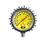 Replacement Gauge 150 PSI Liquid Analog for Tire Inflator Gauge Power Tank