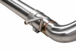 ⁦2018-2026 Jeep Wrangler JL/JLU 2.0L Midpipe Resonator Delete T304 Brushed Stainless Steel Valvetronic Designs⁩ - الصورة ⁦2⁩