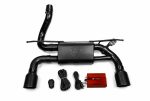⁦2018-2026 Jeep Wrangler JL/JLU 3.6L Catback T304 Brushed Stainless Steel Black 3.5 Inch Outlet Tips Valvetronic Designs⁩ - الصورة ⁦2⁩
