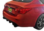 ⁦Infiniti Q50 Rear Diffuser Matte Black For 14-17 Infiniti Q50 Stillen⁩ - الصورة ⁦12⁩