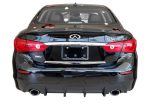 ⁦Infiniti Q50 Rear Diffuser Matte Black For 14-17 Infiniti Q50 Stillen⁩ - الصورة ⁦9⁩