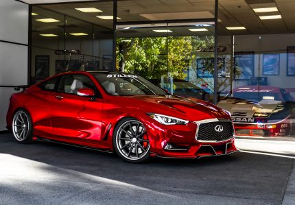 Infiniti Q60 Front Splitter & Winglets Unfinished For 17-21 Infiniti Q60 Stillen