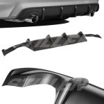 Nissan Altima Rear Diffuser Matte Black For 16-18 Nissan Altima Stillen