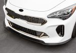 ⁦Kia Stinger GT Front Diffuser Matte Black For 18-21 Kia Stinger GT AWD/RWD 3.3TT Stillen⁩ - الصورة ⁦2⁩