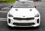 ⁦Kia Stinger GT Front Diffuser Matte Black For 18-21 Kia Stinger GT AWD/RWD 3.3TT Stillen⁩ - الصورة ⁦3⁩