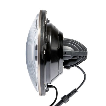 Black LED Seven with HDR Switchback Halo with Original Glass Dapper Lighting
