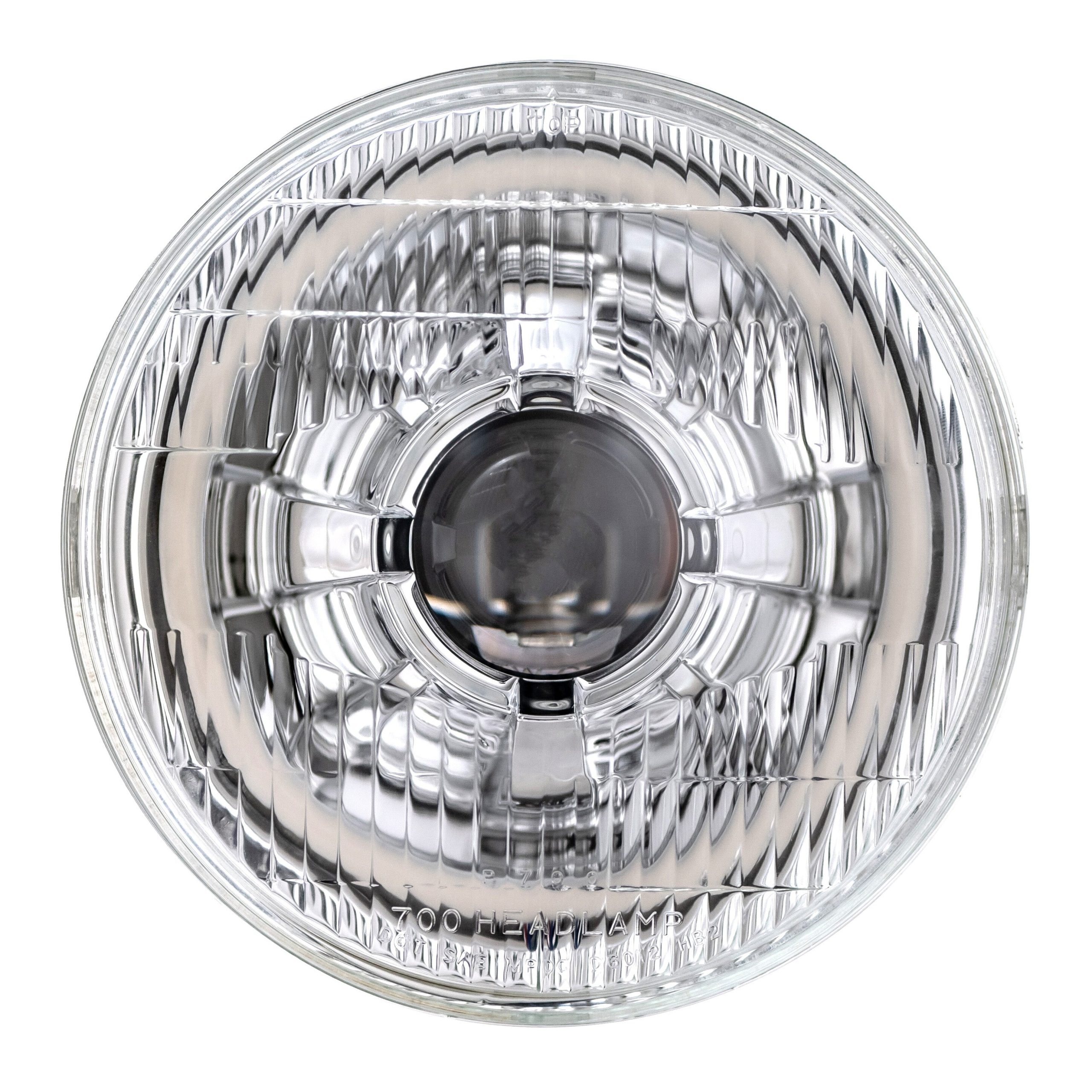 LED7-HDRSWB-C-OE-D-KLCK Chrome LED 7 Inch with HDR Switchback Halo with Original Glass Dapper Lighting - Image 1