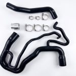 Heavy Duty Silicone Coolant Hose Kit Compatible With 2011-2016 Chevy Silverado GMC Sierra 6.6L Duramax Black Mammoth Parts