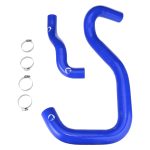 مجموعة خرطوم مبرد السيليكون المتينة مناسبة للسيارات من طراز 2005-2007 بسعة Ford 6.0 لتر من محركات Powerstroke Diesel Blue Mammoth Parts