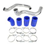 3 Inch Intercooler Pipe and Silicone Boot Kit for 2002-2004 GM Chevy 6.6L Duramax LB7 Blue Mammoth Parts