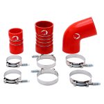Silicone Intercooler Boot Kit Fits 2006-2010 Chevy/GMC 2500/3500 6.6L Duramax (LBZ) and (LMM) Red Mammoth Parts